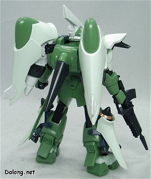 HG Ginn Type High-Maneuver (고기동형) - 가조립 사진 (스티커 부착) 후면