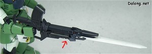 HG Ginn Type High-Maneuver (고기동형) - 칼을 라이플 끝에 꽂아서 총검처럼 쓸 수 있습니다.