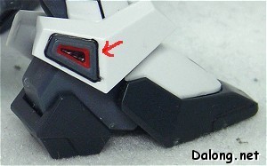 HG Hyperion Gundam - 발목 보호대 버니어도 가볍게 도색..