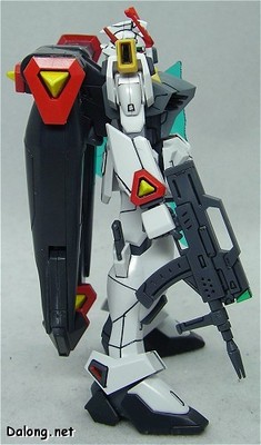 HG Hyperion Gundam - 작고 가볍고 관절이 뻑뻑해서 이정도 등짐에는 끄떡없습니다요.