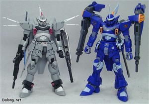 HG Cgue D.E.E.P. Arms - 기존의 모빌 씨그와 함께. 기본 골격은 같지만 많은 부분이 변경되었습니다. 다리 부품이 바뀌면서 일단 키가 더 커졌고, 머리,어깨 부분등이 달라졌습니다.