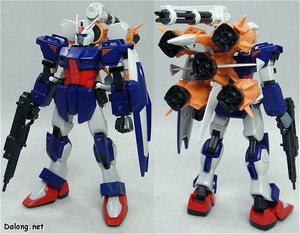 HG 105Dagger + Gunbarrel - 가조립 사진