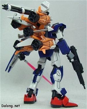 HG 105Dagger + Gunbarrel - 왠지 뒷모습의 포스가 더 세보이는 105대거+건바렐