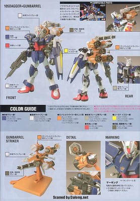 HG 105Dagger + Gunbarrel - Manual (4/8)