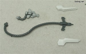 HG Dreadnought Gundam - 케이블 부분을 교체하여 프리트리스의 사출상태를 재현할 수 있습니다.