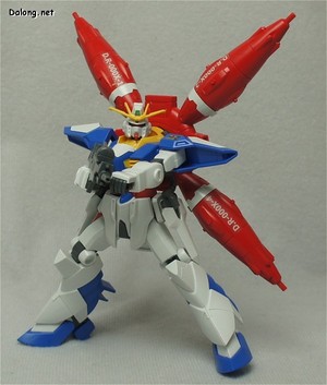 HG Dreadnought Gundam - 두손 사격 포즈 (1/3)